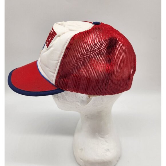 Vintage‎ 1984 McDonalds Olympics Los Angeles Snapback Trucker Hat Red Blue READ - Picture 5 of 8